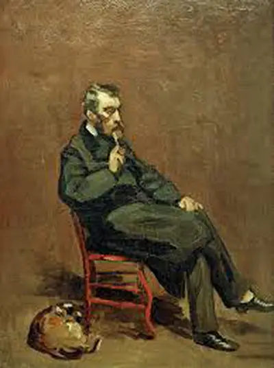 Man with a Pipe Claude Monet